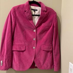 Pink 346 Brooks Brother Blazer Milano Fit Size 4 Corduroy